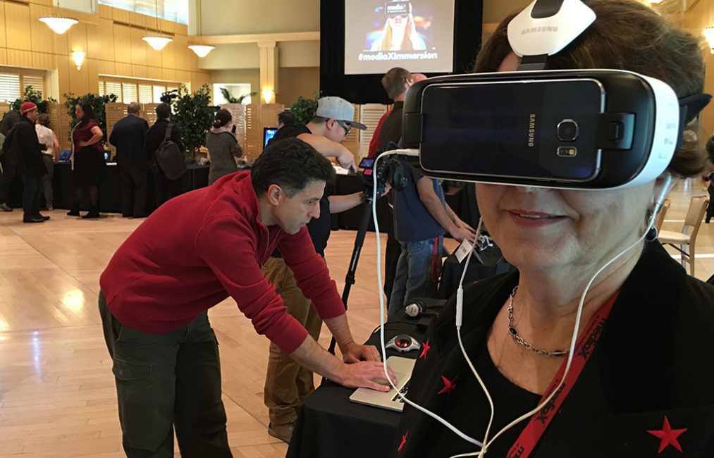 FCC Chair Visits Stanford VR Lab